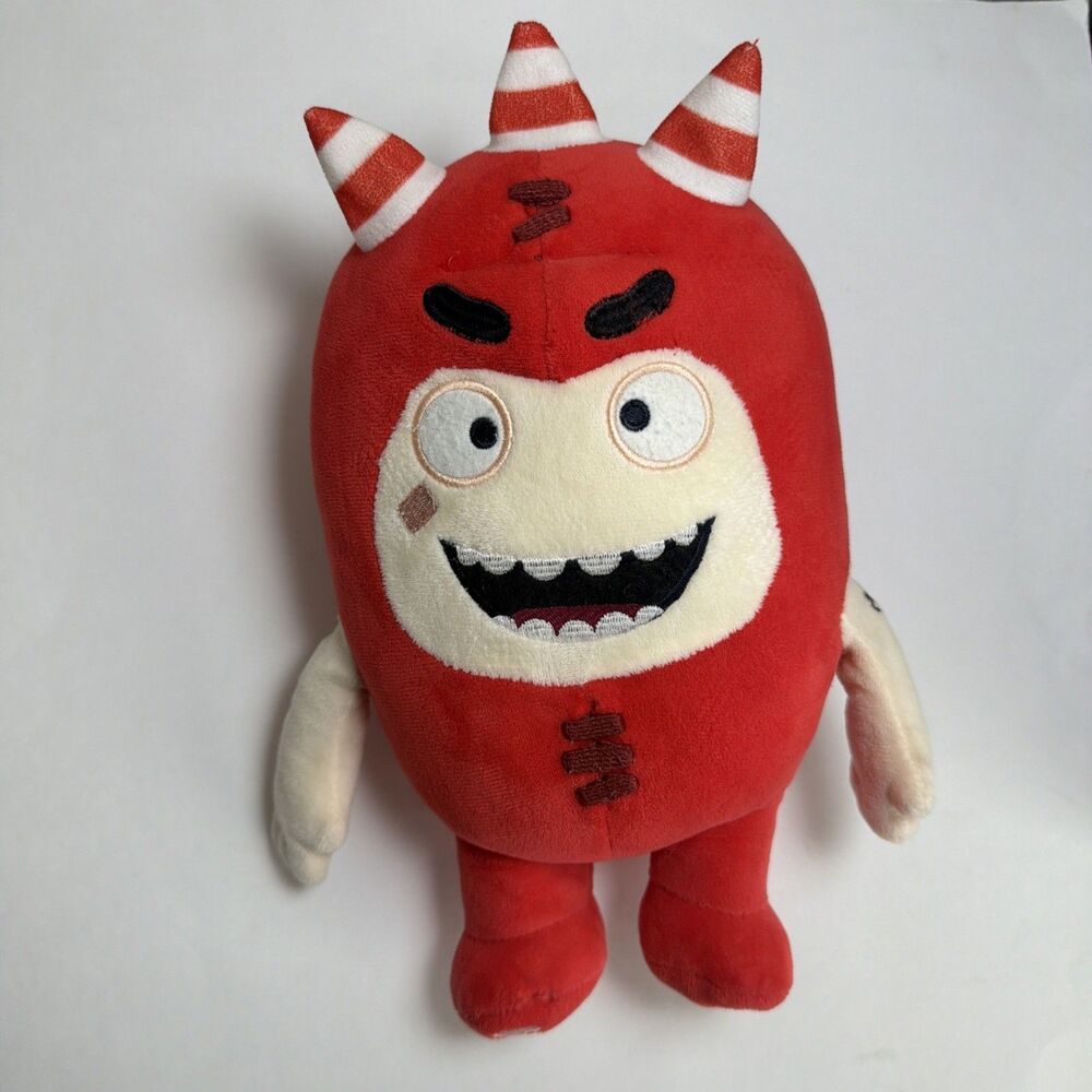 Oddbods Fuse Soft Stuffed Plush Toy 12" 30cm TV Series Red